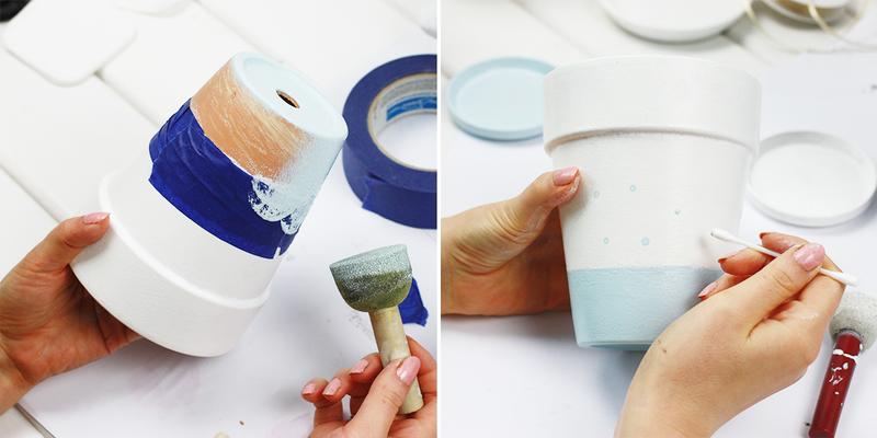 Farby i materiały do doniczek