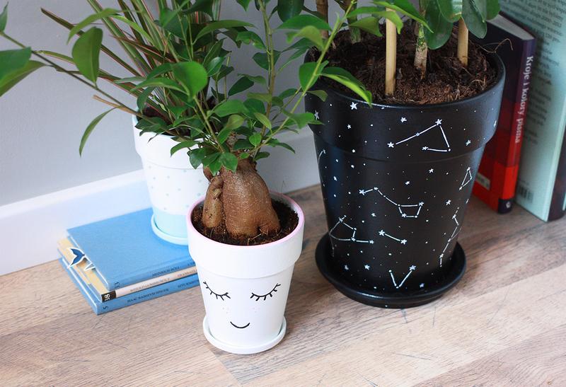 Przygotowanie powierzchni doniczek