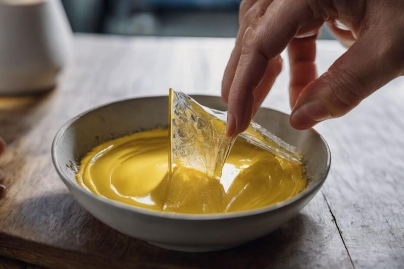 Zabezpieczenie mebli podczas czyszczenia kleju