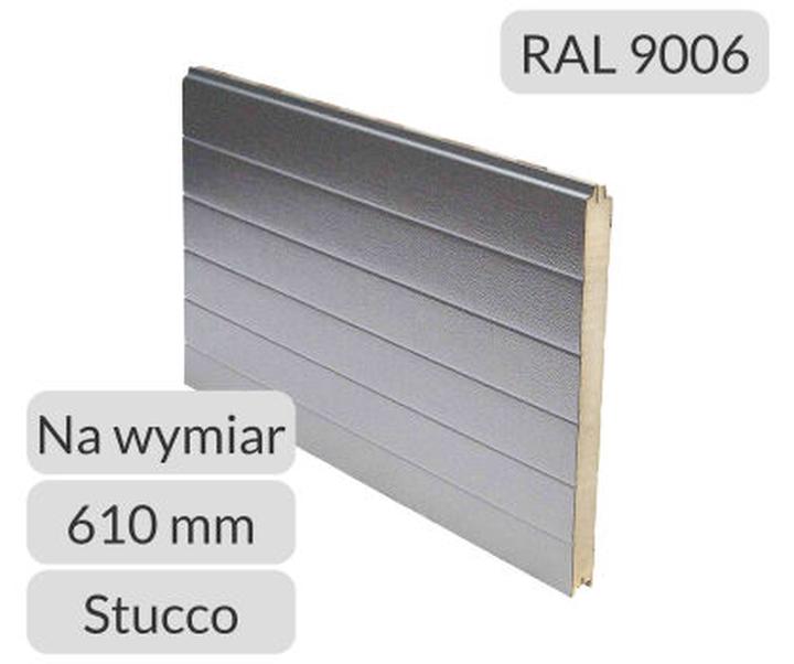 Połączenia RAL 9006 z drewnem