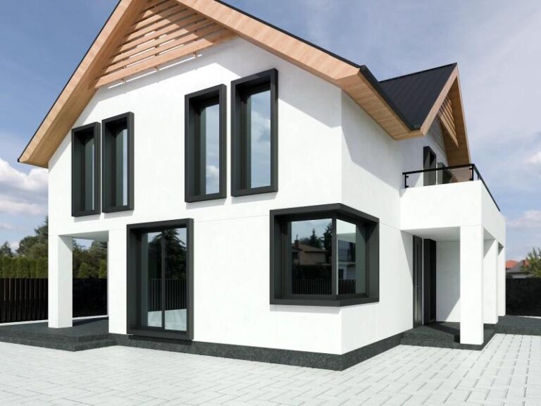 Optymalna wysokość górnej krawędzi elewacji frontowej – co warto wiedzieć?